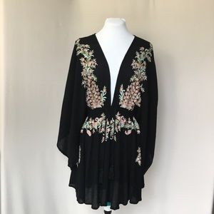 Free People Kimono Style Mini Dress-Size M